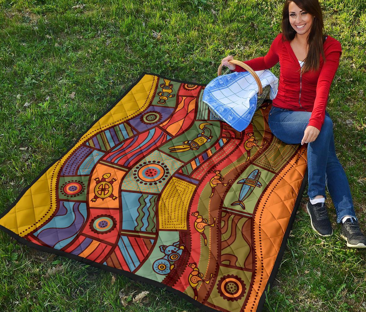 premium-quilt-aboriginal-art-with-animals