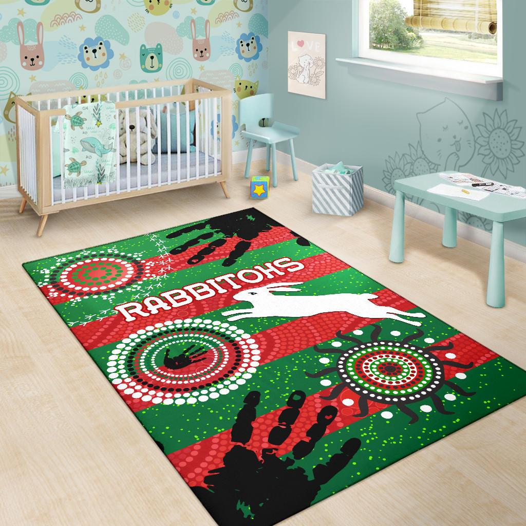 south-sydney-rabbitohs-indigenous-area-rug-country-style-no-1