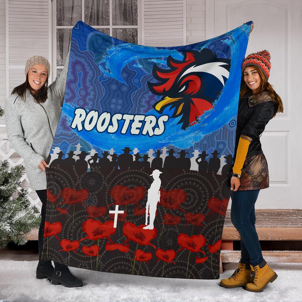 sydney-roosters-aboriginal-premium-blanket-prairie-style