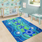 1staustrali-aboriginal-area-rug-aboriginal-turtle-family