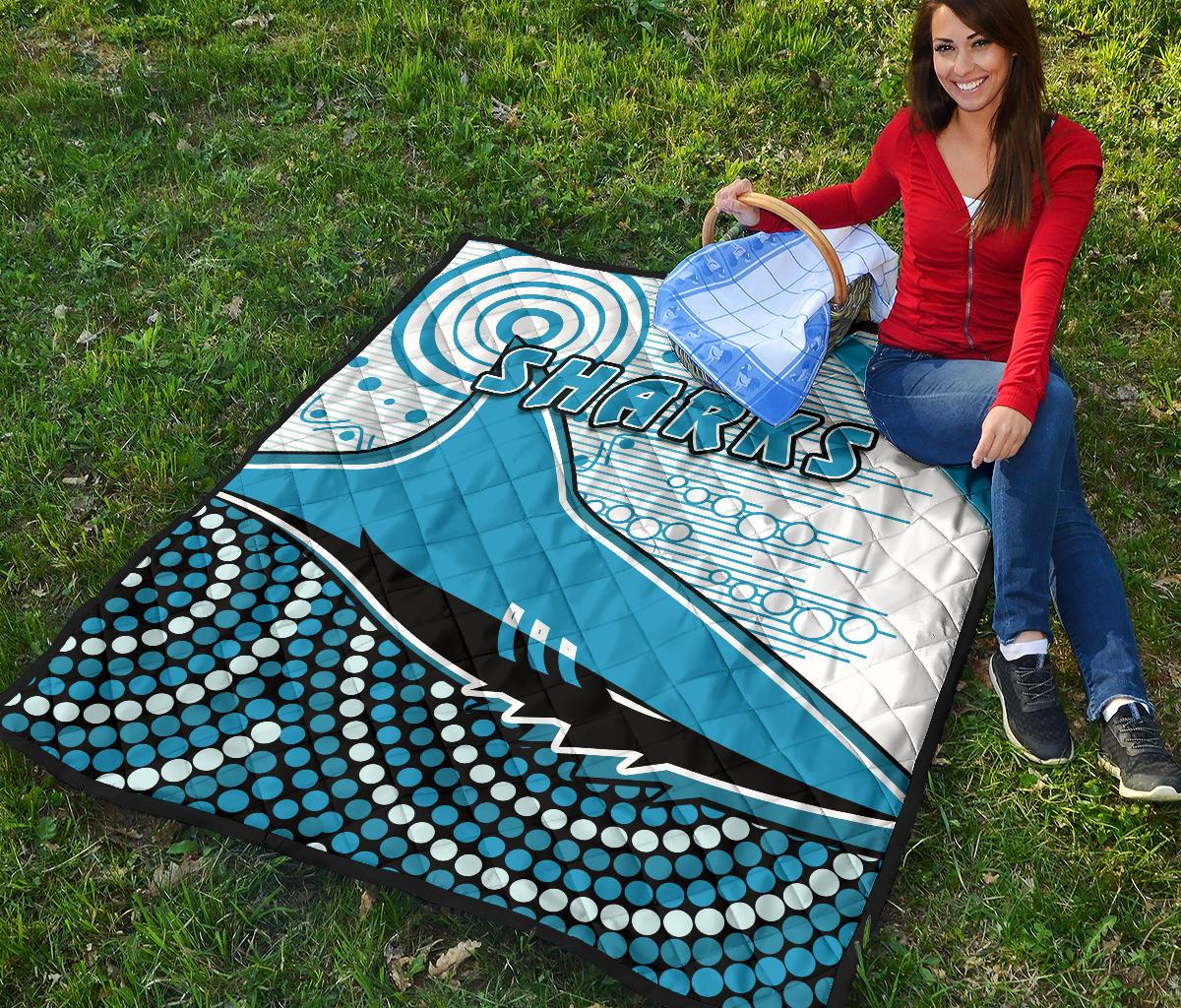 sharks-premium-quilt-cronulla-indigenous-unique