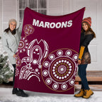 queensland-premium-blanket-maroons-simple-indigenous
