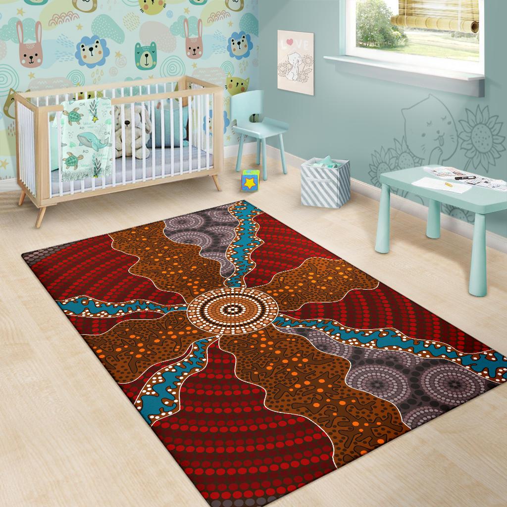 area-rug-aboriginal-dot-painting-rug-ver06