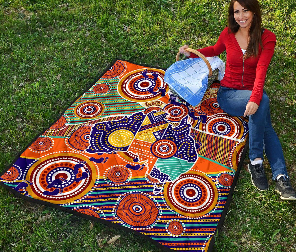 aboriginal-premium-quilt-australian-map-dot-painting