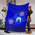 torres-strait-islanders-premium-blanket-torres-symbol-with-turtle
