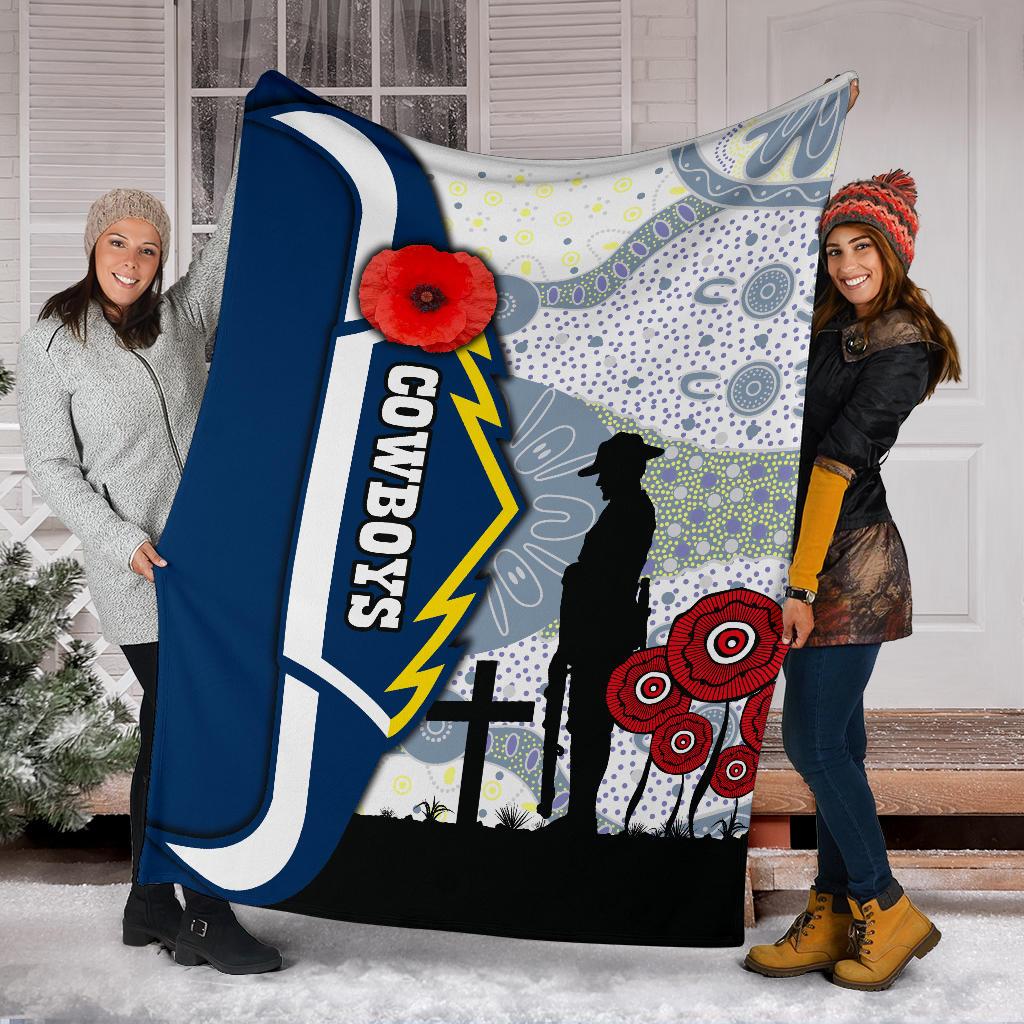 cowboys-premium-blanket-aboriginal-anzac-day