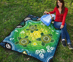 aboriginal-premium-quilt-indigenous-green-turtle