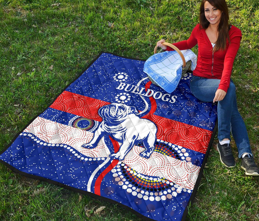 western-premium-quilt-bulldogs-unique-indigenous