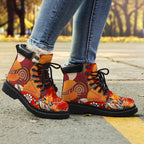 aboriginal-boots-kangaroo-patterns-circle-dot-painting-style-and-crocodile