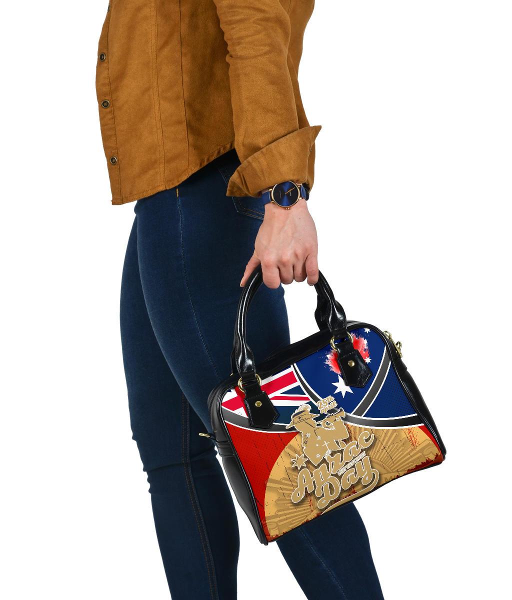 Shoulder Handbag - Anzac Lest We Forget - Vibe Hoodie