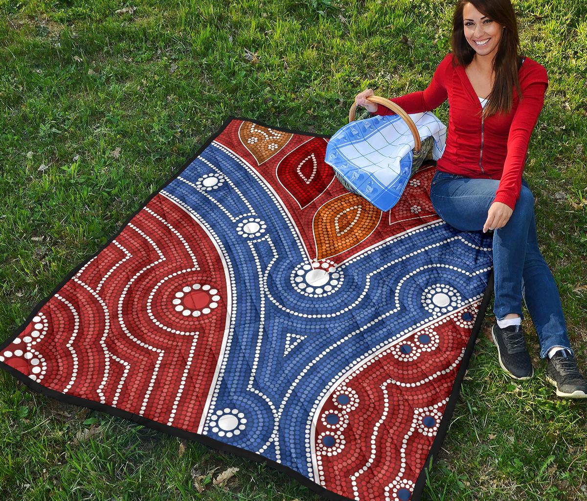 aboriginal-premium-quilt-australia-aboriginal-river