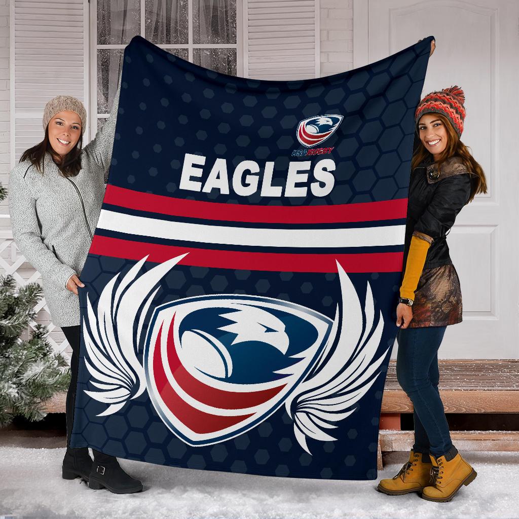 usa-rugby-premium-blanket-eagles-simple-style-full-navy