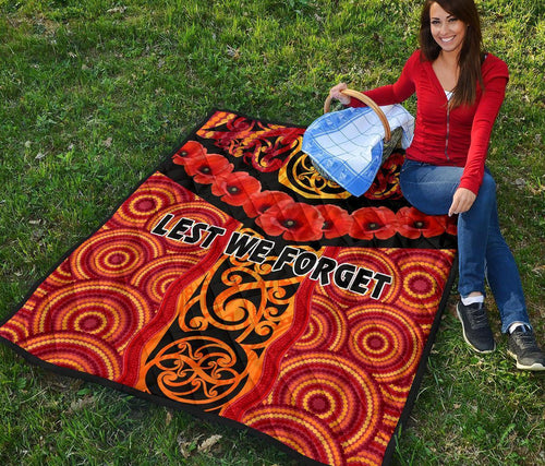 anzac-lest-we-forget-poppy-premium-quilt-new-zealand-maori-silver-fern-australia-aboriginal
