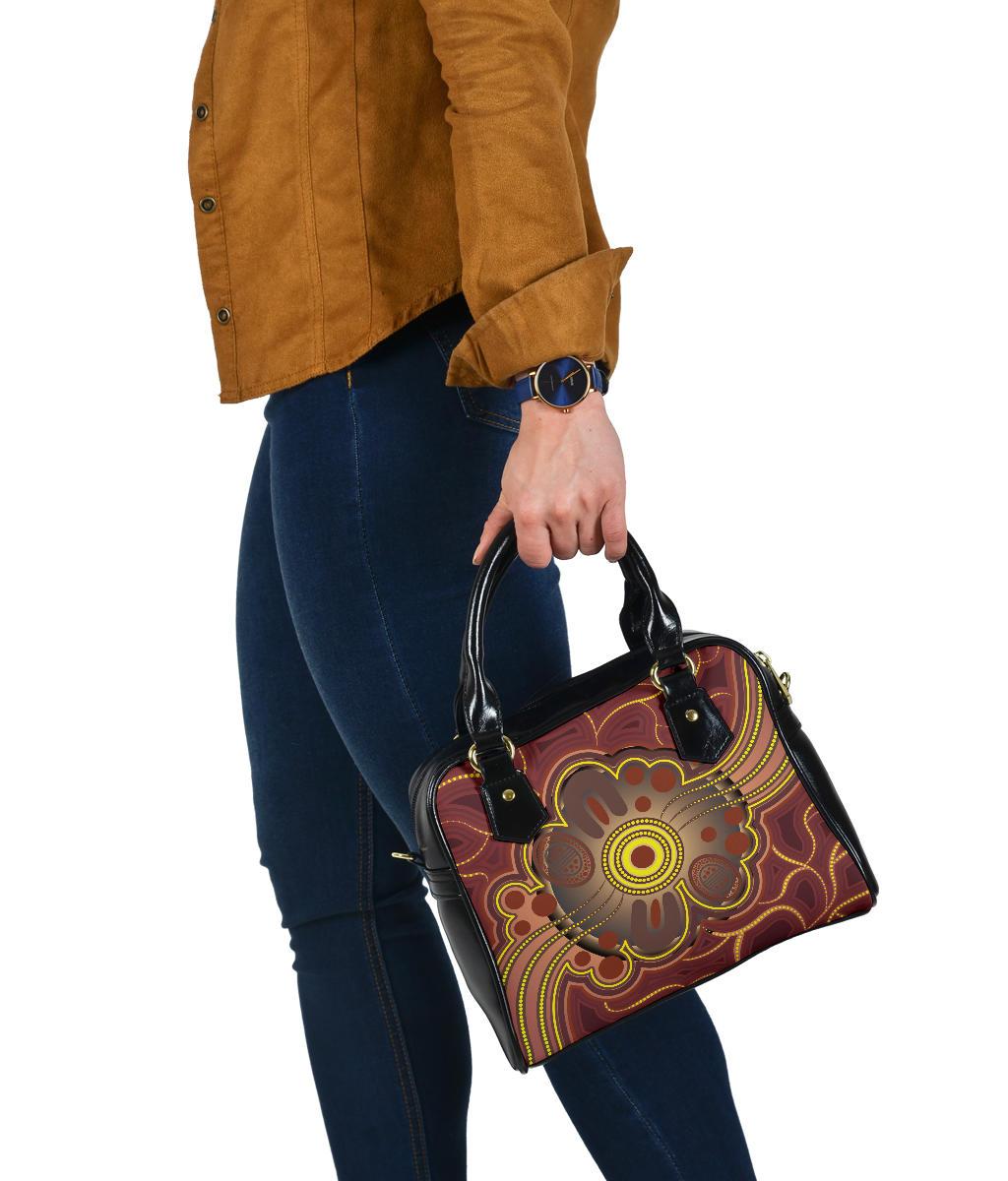 Shoulder Handbag - Indigenous Patterns Ver03 - Vibe Hoodie