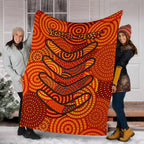 aboriginal-personalised-premium-blanket-aboriginal-boomerangs-and-dot-circle