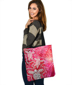 aboriginal-tote-bags-sea-turtle-with-indigenous-patterns-pink