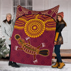 aboriginal-premium-blanket-aboriginal-platypus