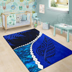 paua-shell-maori-silver-fern-area-rug-cobalt