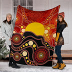 aboriginal-premium-blanket-aboriginal-lives-matter-flag-dot-painting-art