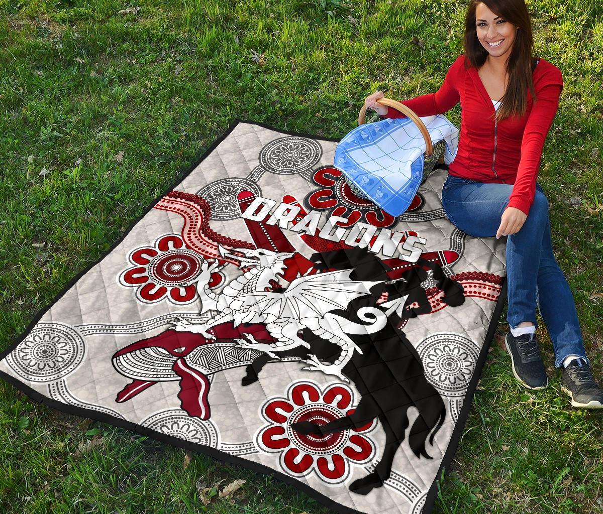 dragons-premium-quilt-st-george-indigenous-white