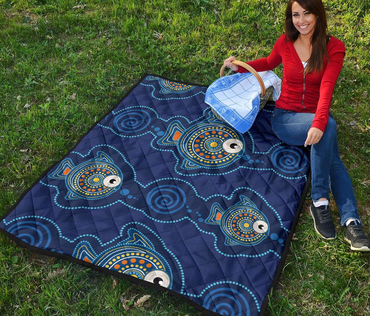 aboriginal-premium-quilt-indigenous-turtle-patterns