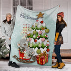 christmas-premium-blanket-koala-blanket-merry-christmas