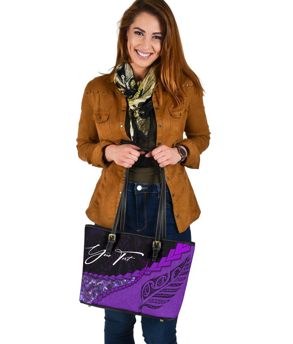 signature-custom-paua-shell-maori-silver-fern-leather-tote-bag-purple