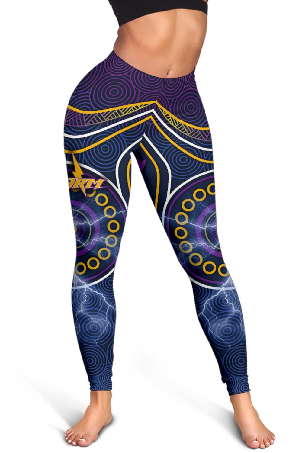 melbourne-women-leggings-lightning-storm-indigenous