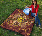 aboriginal-premium-quilt-indigenous-lizard-dot-painting-art