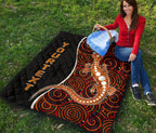 aboriginal-personalised-premium-quilt-indigenous-lizard-dreaming