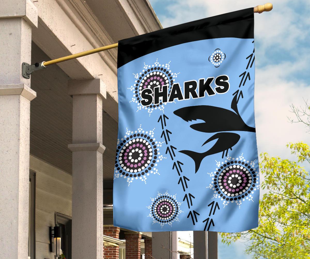 cronulla-flag-sharks-simple-indigenous-blue