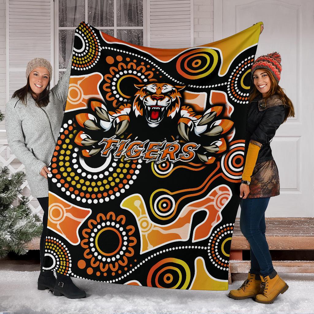 wests-premium-blanket-rugby-tigers-indigenous