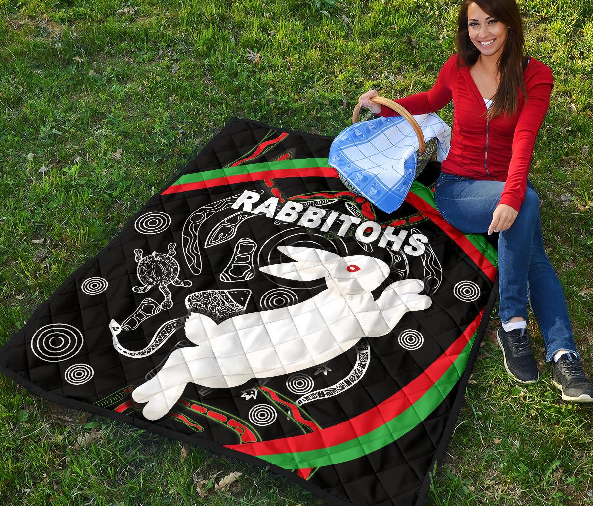 rabbitohs-premium-quilt-indigenous-mystery-vibes