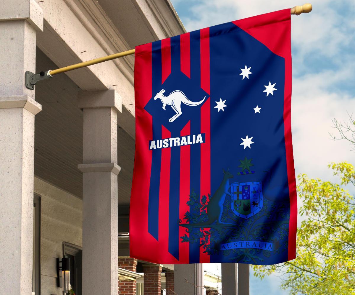flag-australia-kangaroo-sign-national-color