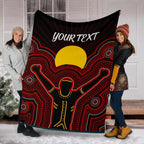 aboriginal-personalised-premium-blanket-the-sun-always-shines