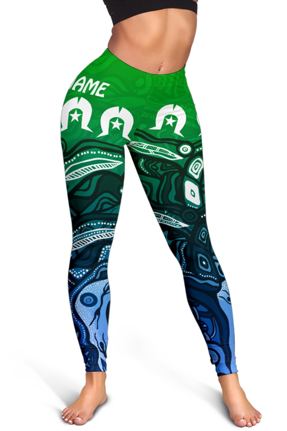 custom-torres-strait-islands-leggings-blue
