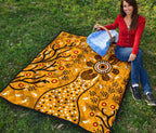 premium-quilt-aboriginal-art-in-spring-style