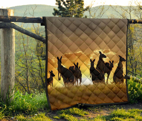 premium-quilts-kangaroo-coverlets-family-sunset-painting-ver02a