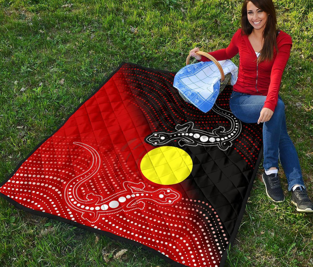 aboriginal-premium-quilt-two-indigenous-lizard