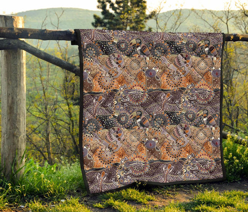 premium-quilts-aboriginal-patterns-coverlets-animals-art