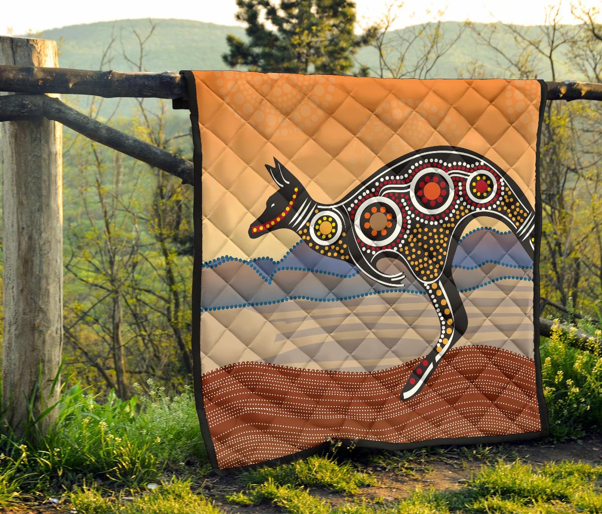 premium-quilts-kangaroo-quilts-aboriginal-dot-painting