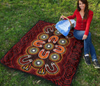 aboriginal-premium-quilt-aboriginal-dot-painting-flowers-style
