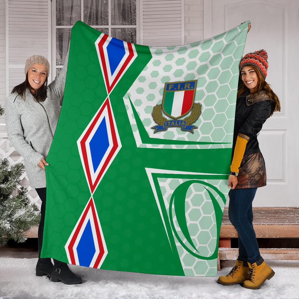 italy-rugby-premium-blanket-gli-azzurri-vibes-green
