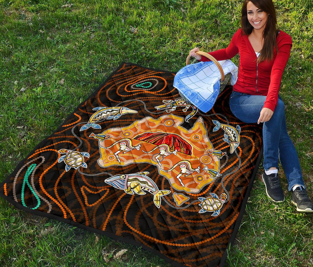 premium-quilt-australia-map-aboriginal-animals-quilt