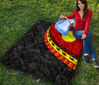 aboriginal-premium-quilt-indigenous-flag-circle-dot-painting