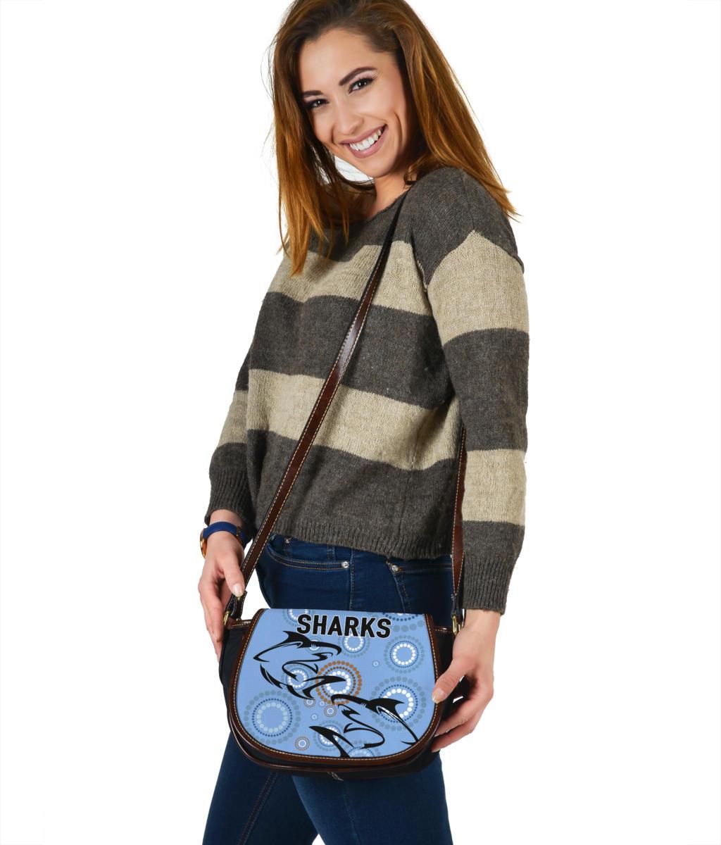 cronulla-leather-saddle-bag-sharks-unique-indigenous