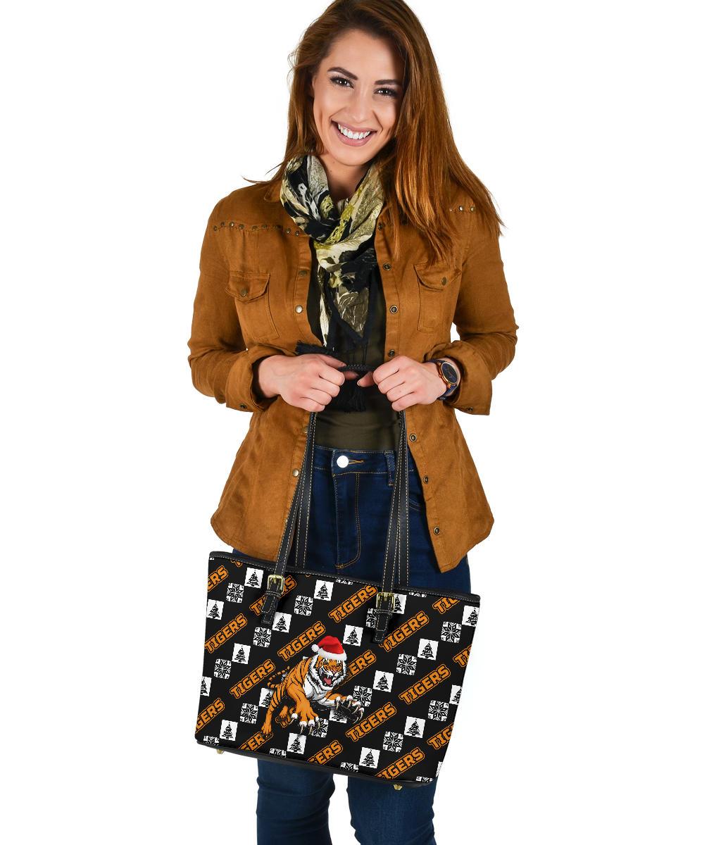 wests-christmas-small-leather-tote-tigers-fancy