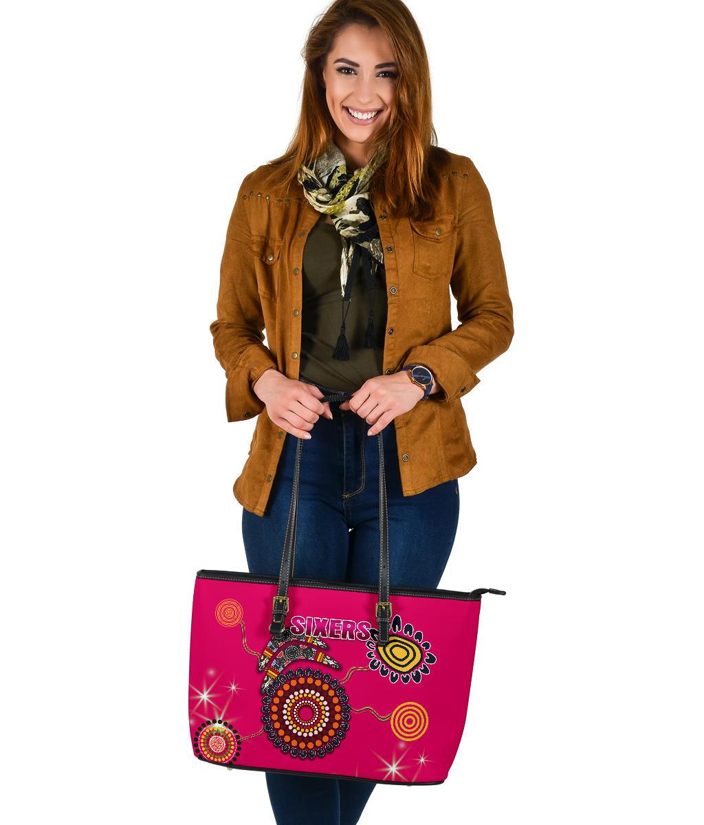 sydney-large-leather-tote-sixers-indigenous-magenta