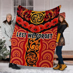 anzac-lest-we-forget-poppy-premium-blanket-new-zealand-maori-silver-fern-australia-aboriginal