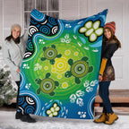 premium-blanket-indigenous-green-turtle